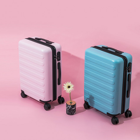 90 GO FUN Rhine-Flower suitcase Blue